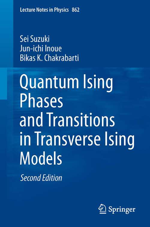 Book cover of Quantum Ising Phases and Transitions in Transverse Ising Models