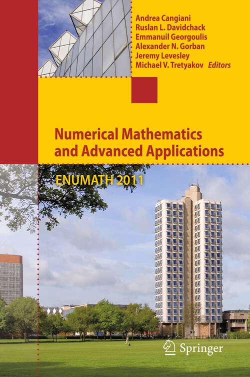 Book cover of Numerical Mathematics and Advanced Applications 2011