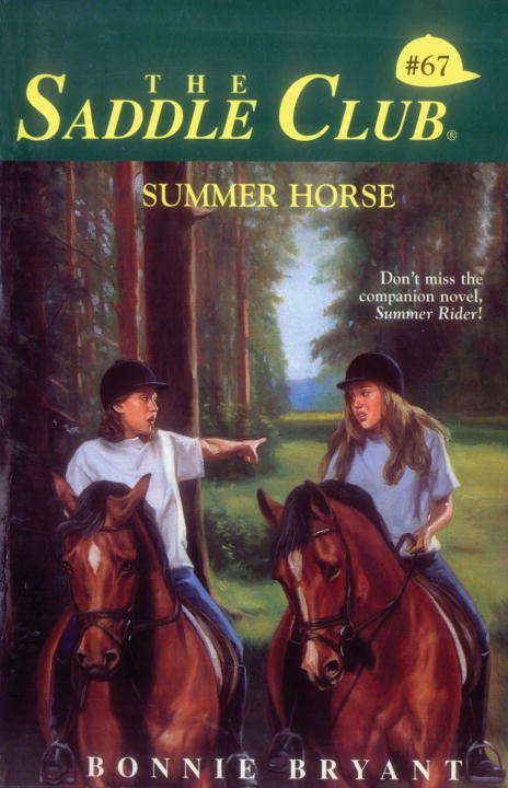 Book cover of Summer Horse (Saddle Club #67)