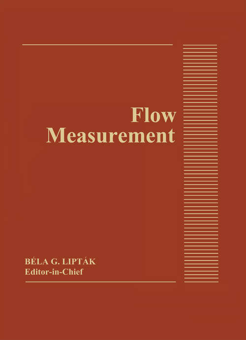 Book cover of Flow Measurement