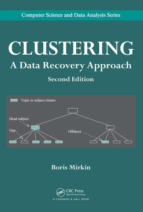 Book cover of Clustering: A Data Recovery Approach, Second Edition (2)