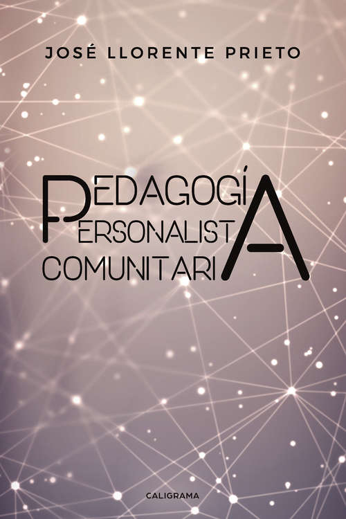 Book cover of Pedagogía Personalista Comunitaria