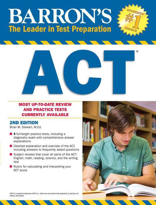 Book cover of Barron's  ACT (Second Edition)