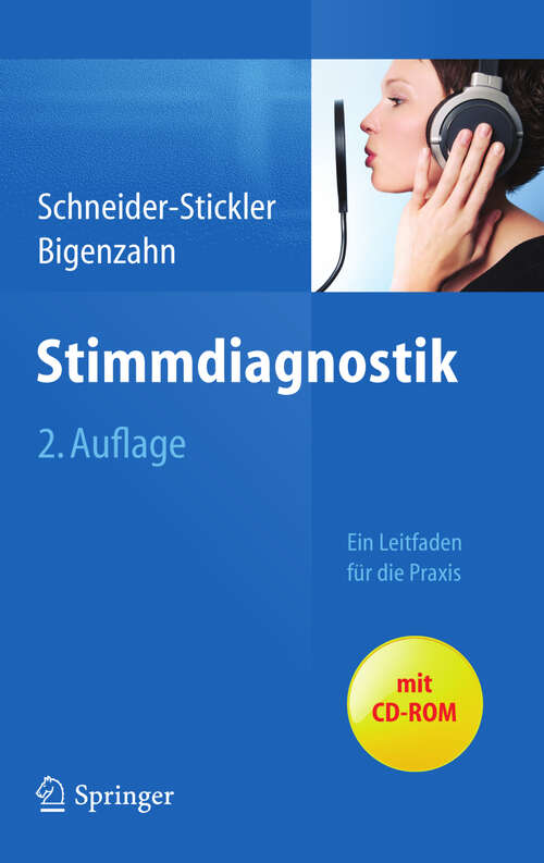 Book cover of Stimmdiagnostik: Ein Leitfaden für die Praxis