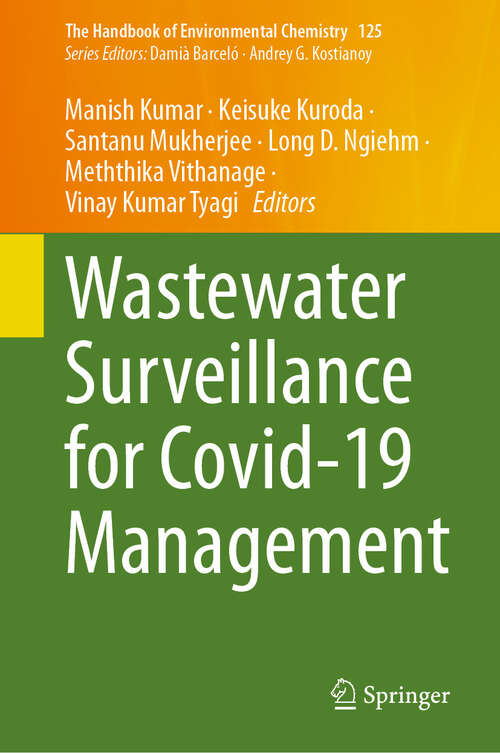 Book cover of Wastewater Surveillance for Covid-19 Management (2024) (The Handbook of Environmental Chemistry #125)