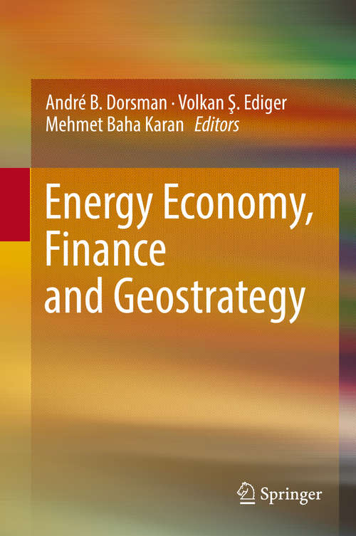 Book cover of Energy Economy, Finance and Geostrategy