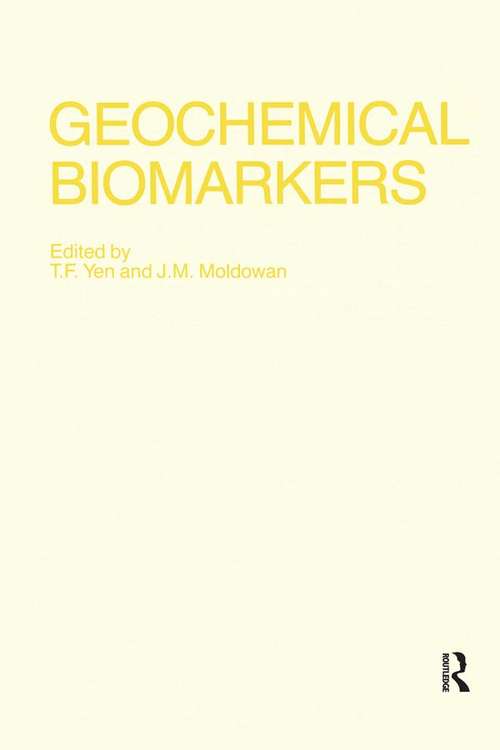 Book cover of Geochemical Biomarkers