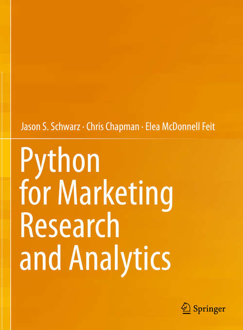 Book cover of Python for Marketing Research and Analytics (1st ed. 2020)