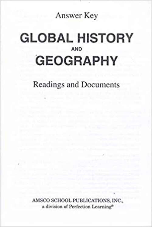 Book cover of Global History And Geography Readings And Documents