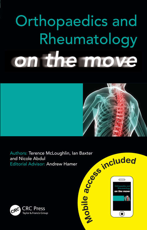 Book cover of Orthopaedics and Rheumatology on the Move (Medicine on the Move)