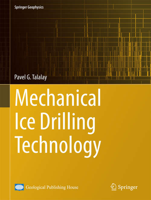 Book cover of Mechanical Ice Drilling Technology