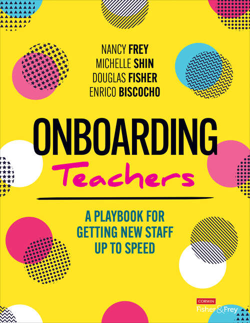 Book cover of Onboarding Teachers: A Playbook for Getting New Staff Up to Speed (First Edition)