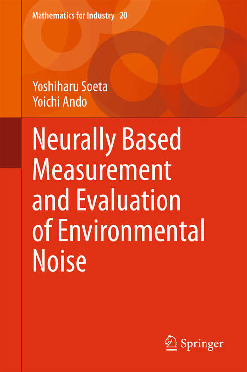 Book cover of Neurally Based Measurement and Evaluation of Environmental Noise