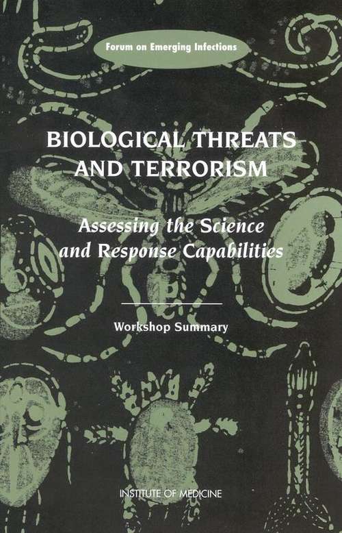 Book cover of Biological Threats and Terrorism: Workshop Summary