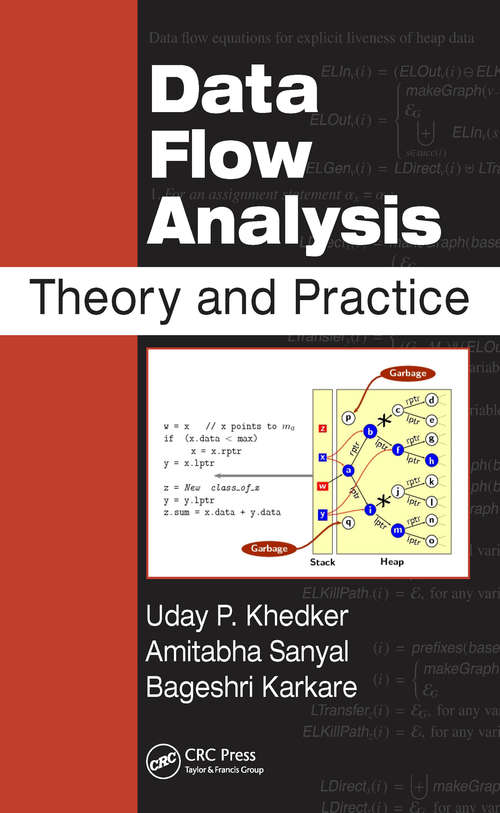 Book cover of Data Flow Analysis: Theory and Practice