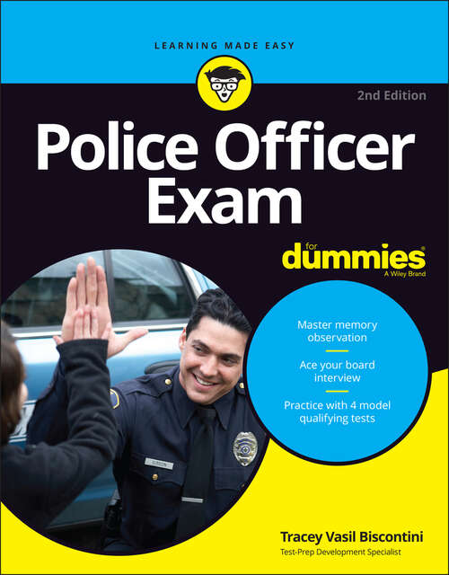 Book cover of Police Officer Exam For Dummies