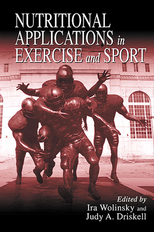 Book cover of Nutritional Applications in Exercise and Sport (Nutrition in Exercise & Sport)