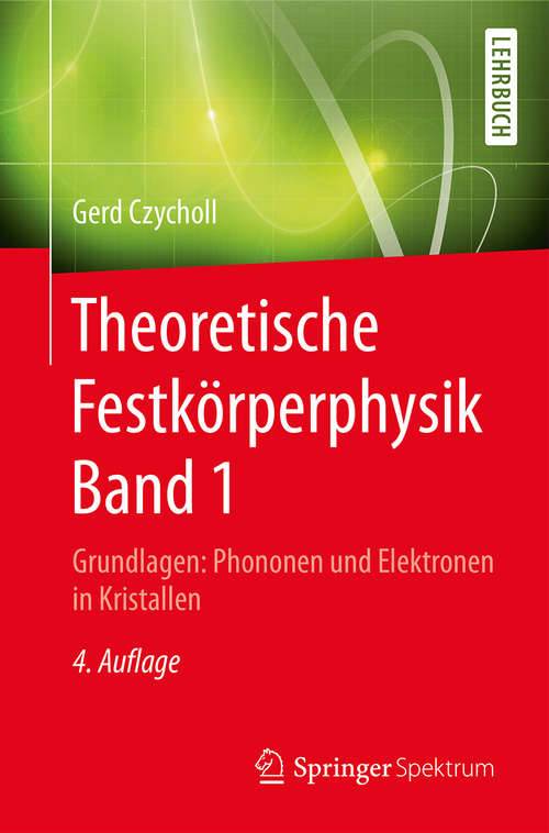 Book cover of Theoretische Festkörperphysik Band 1