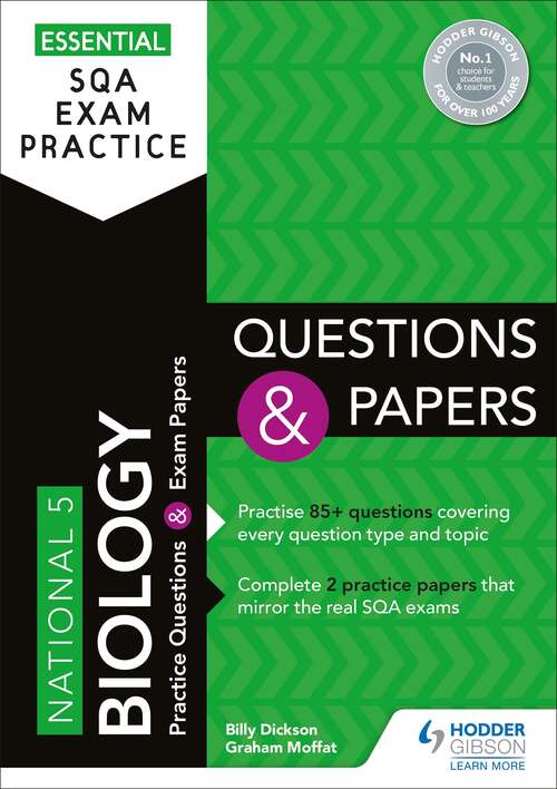 Book cover of Essential SQA Exam Practice: National 5 Biology Questions and Papers: From the publisher of How to Pass