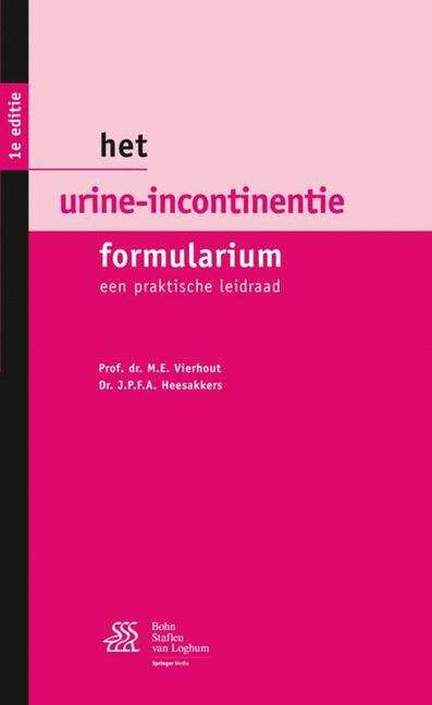 Book cover of Het Urine-incontinentie Formularium