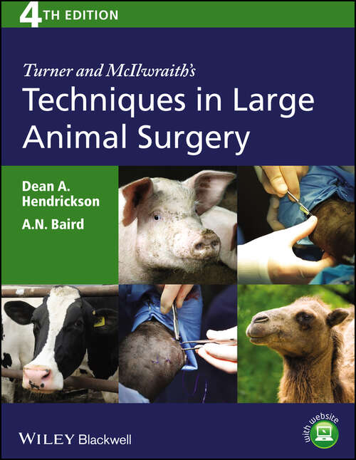 Book cover of Turner and McIlwraith's Techniques in Large Animal Surgery