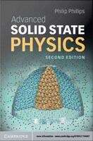 Book cover of Advanced Solid State Physics