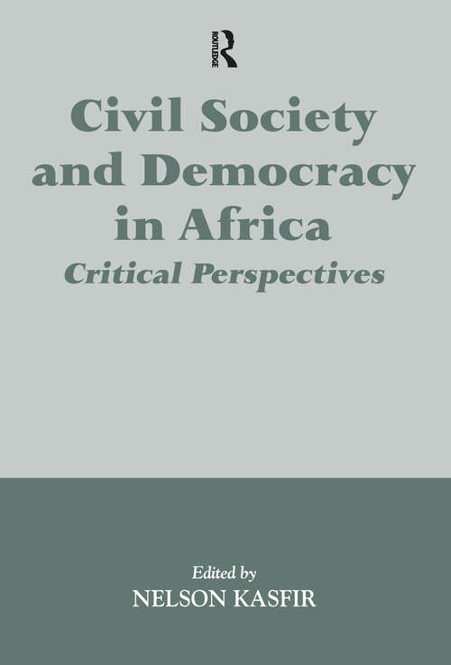 Book cover of Civil Society and Democracy in Africa: Critical Perspectives