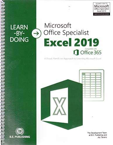 Book cover of Microsoft Office Specialist Excel 2019