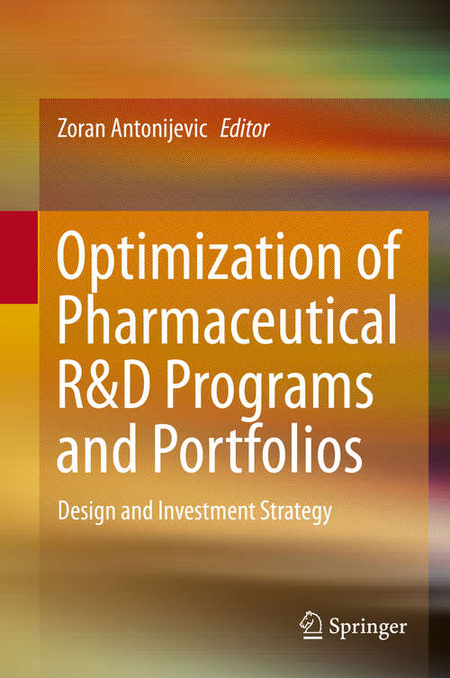 Book cover of Optimization of Pharmaceutical R&D Programs and Portfolios