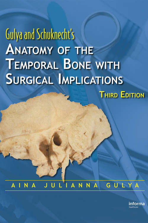 Book cover of Anatomy of the Temporal Bone with Surgical Implications