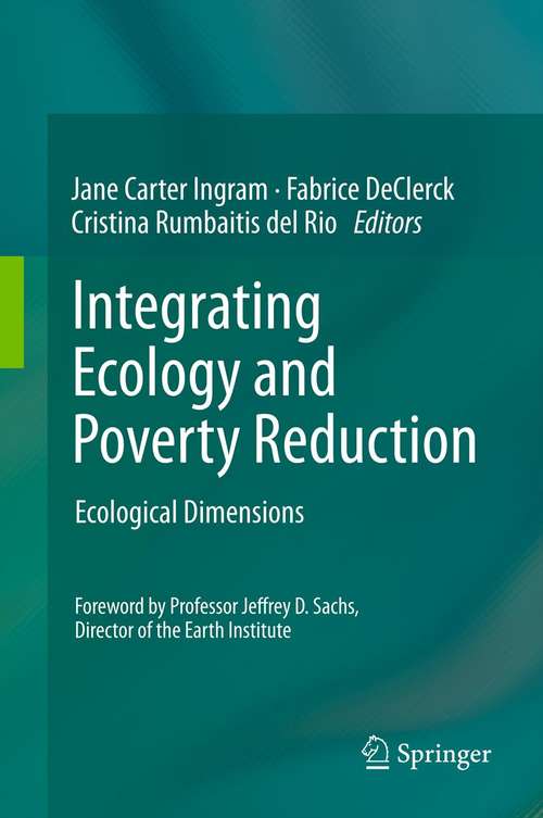 Book cover of Integrating Ecology and Poverty Reduction: Ecological Dimensions