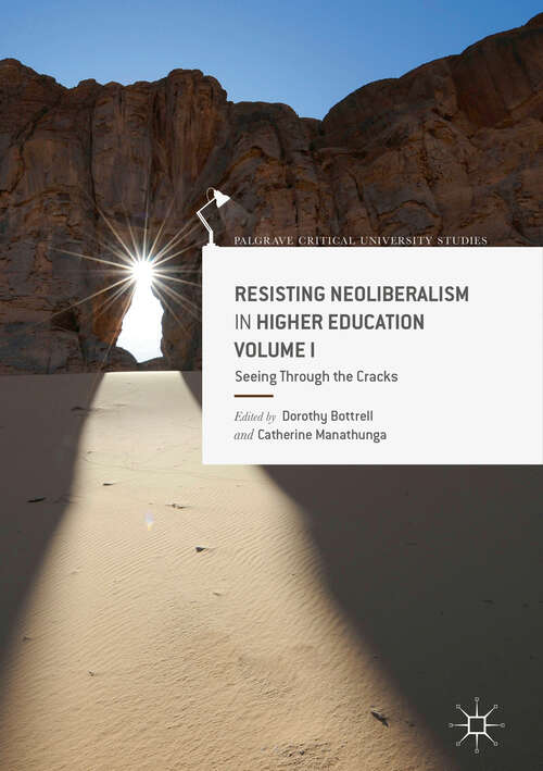 Book cover of Resisting Neoliberalism in Higher Education Volume I: Seeing Through the Cracks (1st ed. 2019) (Palgrave Critical University Studies)