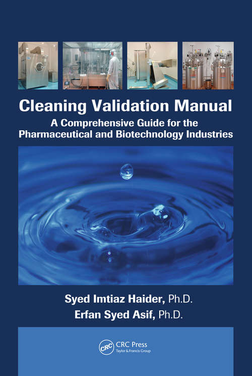 Book cover of Cleaning Validation Manual: A Comprehensive Guide for the Pharmaceutical and Biotechnology Industries (1)