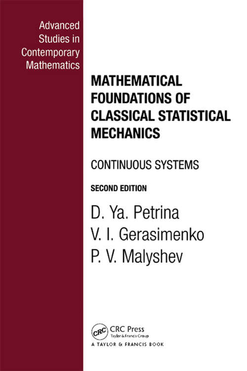 Book cover of Mathematical Foundations of Classical Statistical Mechanics (1)