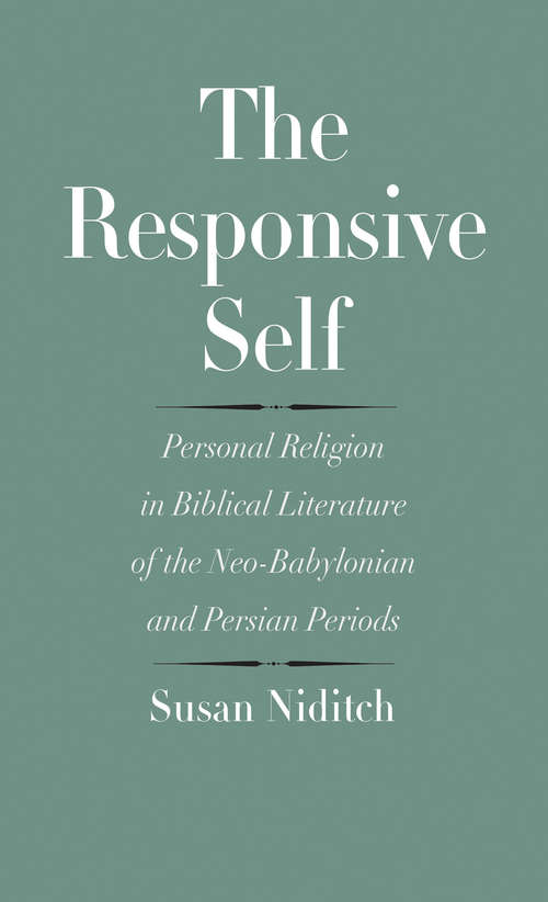 Book cover of The Responsive Self