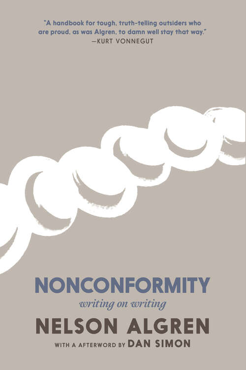 Book cover of Nonconformity: Writing on Writing