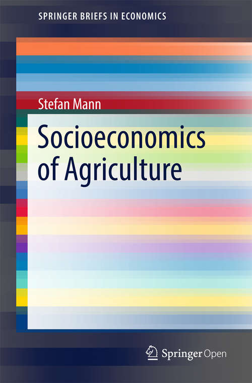 Book cover of Socioeconomics of Agriculture