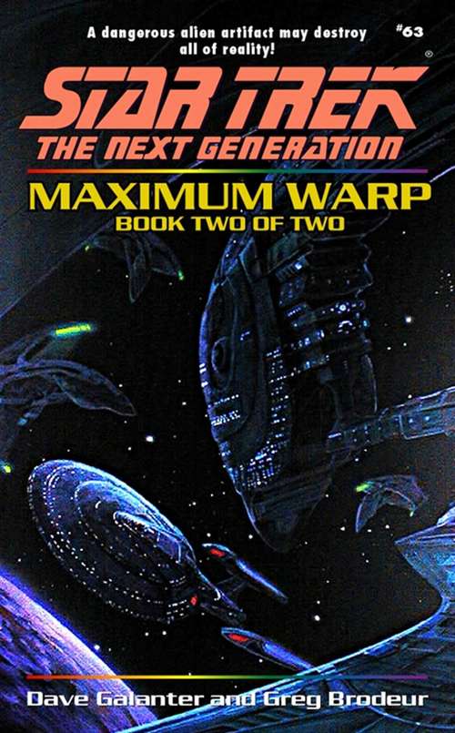 Book cover of Maximum Warp: Book Two of Two (Star Trek #63)