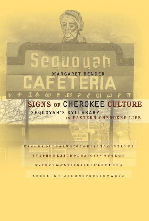 Book cover of Signs of Cherokee Culture