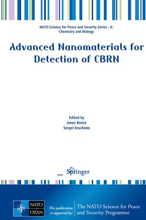 Book cover of Advanced Nanomaterials for Detection of CBRN (1st ed. 2020) (NATO Science for Peace and Security Series A: Chemistry and Biology)