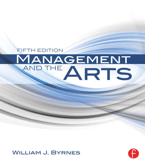 Book cover of Management and the Arts (5)