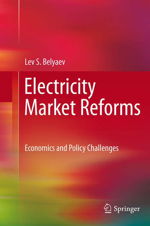 Book cover of Electricity Market Reforms