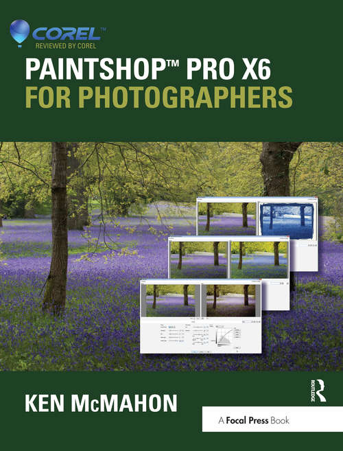 Book cover of PaintShop Pro X6 for Photographers