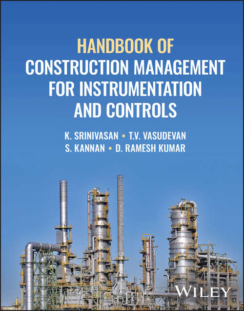 Book cover of Handbook of Construction Management for Instrumentation and Controls