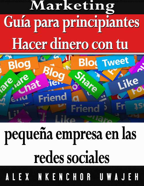 Book cover of Guía para principiantes. Hacer dinero con tu pequeña empresa en las redes sociales