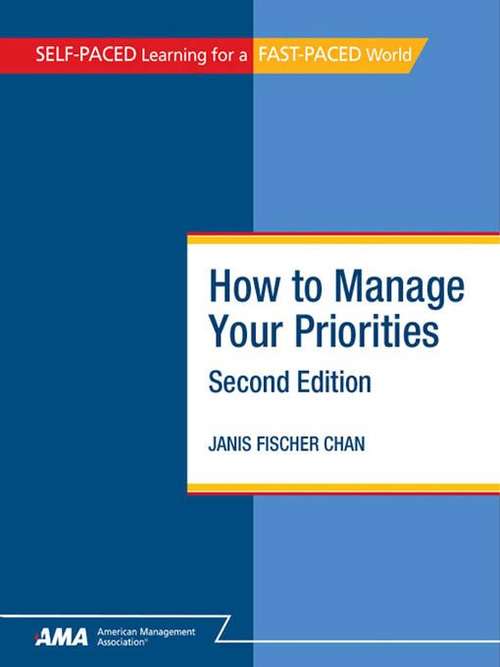 Book cover of How to Manage Your Priorities