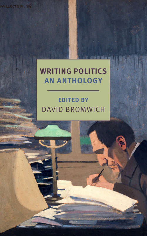 Book cover of Writing Politics: An Anthology