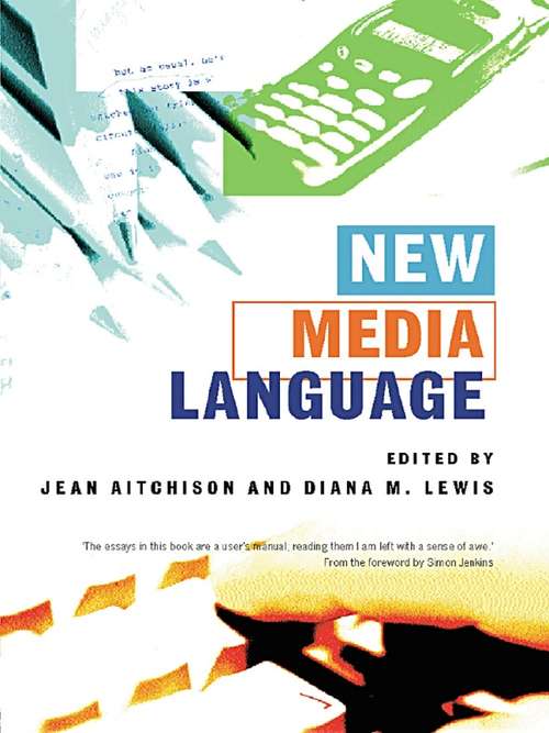 Book cover of New Media Language