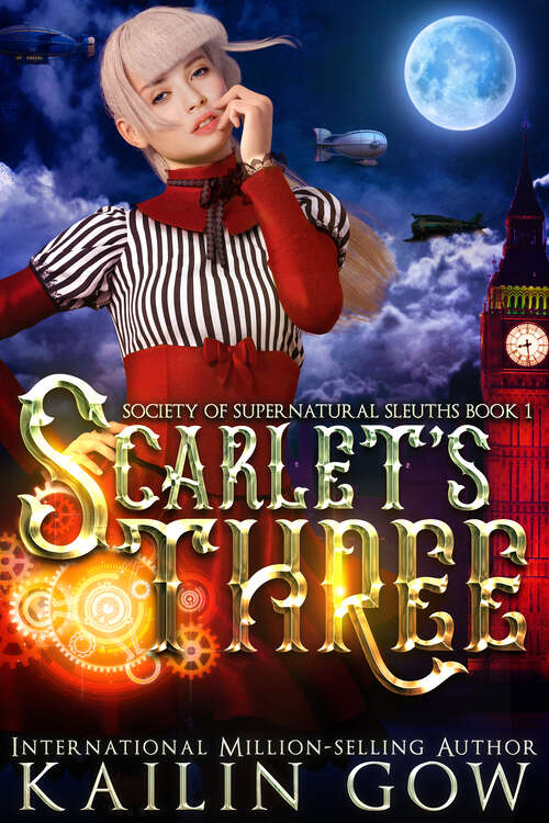 Book cover of Scarlet’s Three (Society of Supernatural Sleuths Series #1)