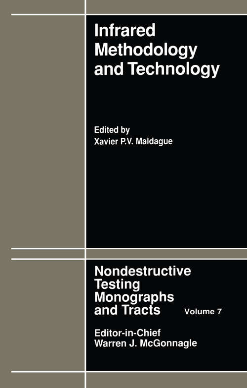 Book cover of Infrared Methodology and Technology